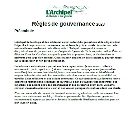 Publication Archipel Archipel Gouvernance 2023 V2